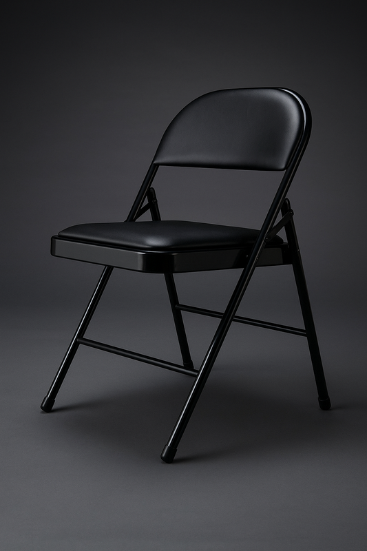 Premium Black Foldable Chair